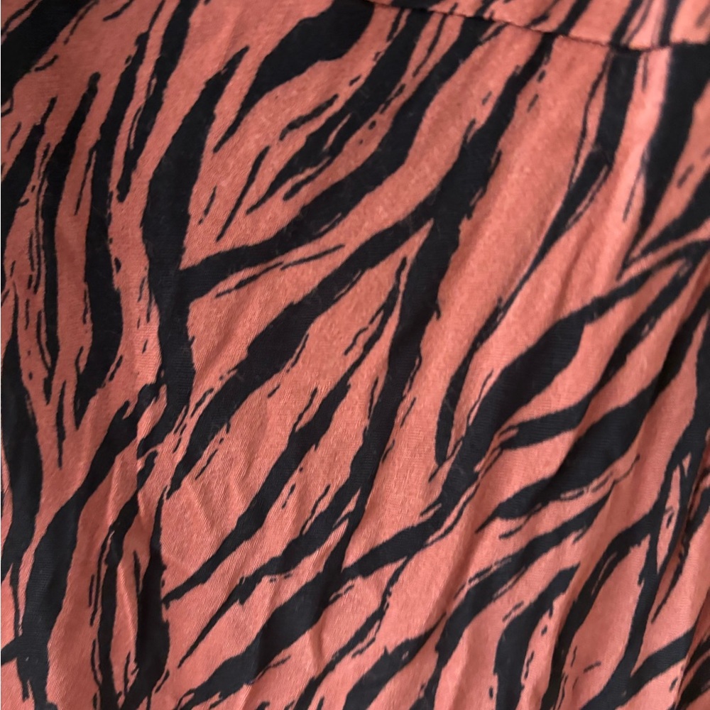 Tiger Print Midi Dress